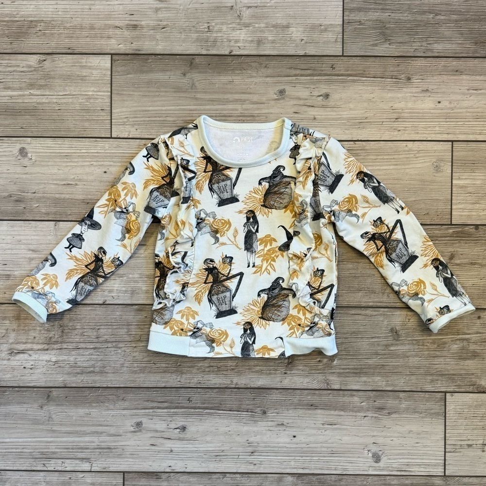 Rags | Nightmare Before Christmas Ruffle Crew | Size: 2T